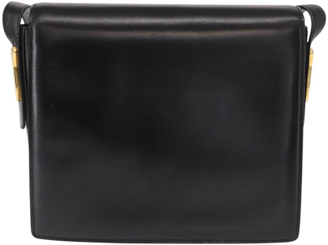 Gucci Gucci Horsebit Web Shoulder Bag Leather Zwart