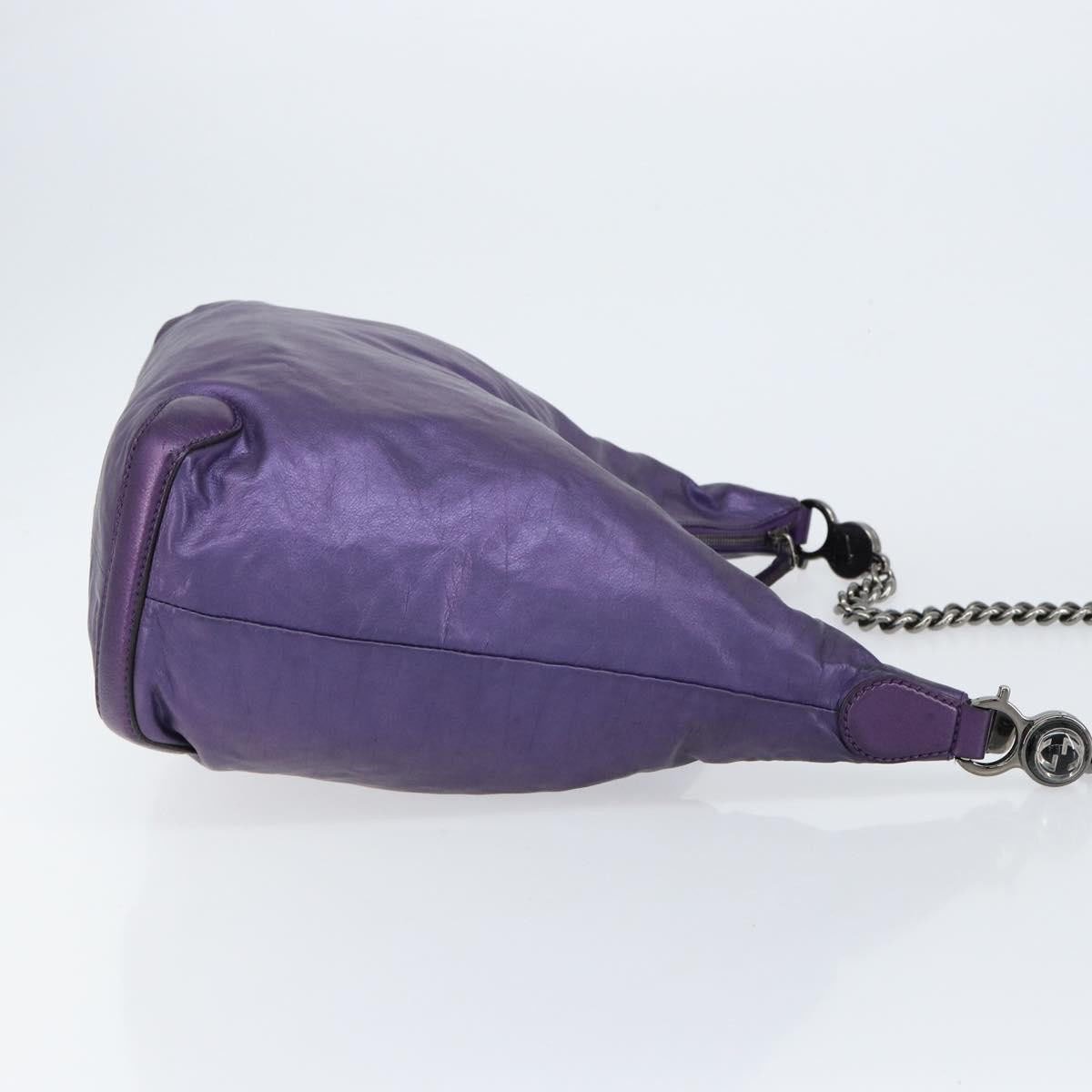 Gucci Gucci Galaxy Hobo Leather Medium Paars