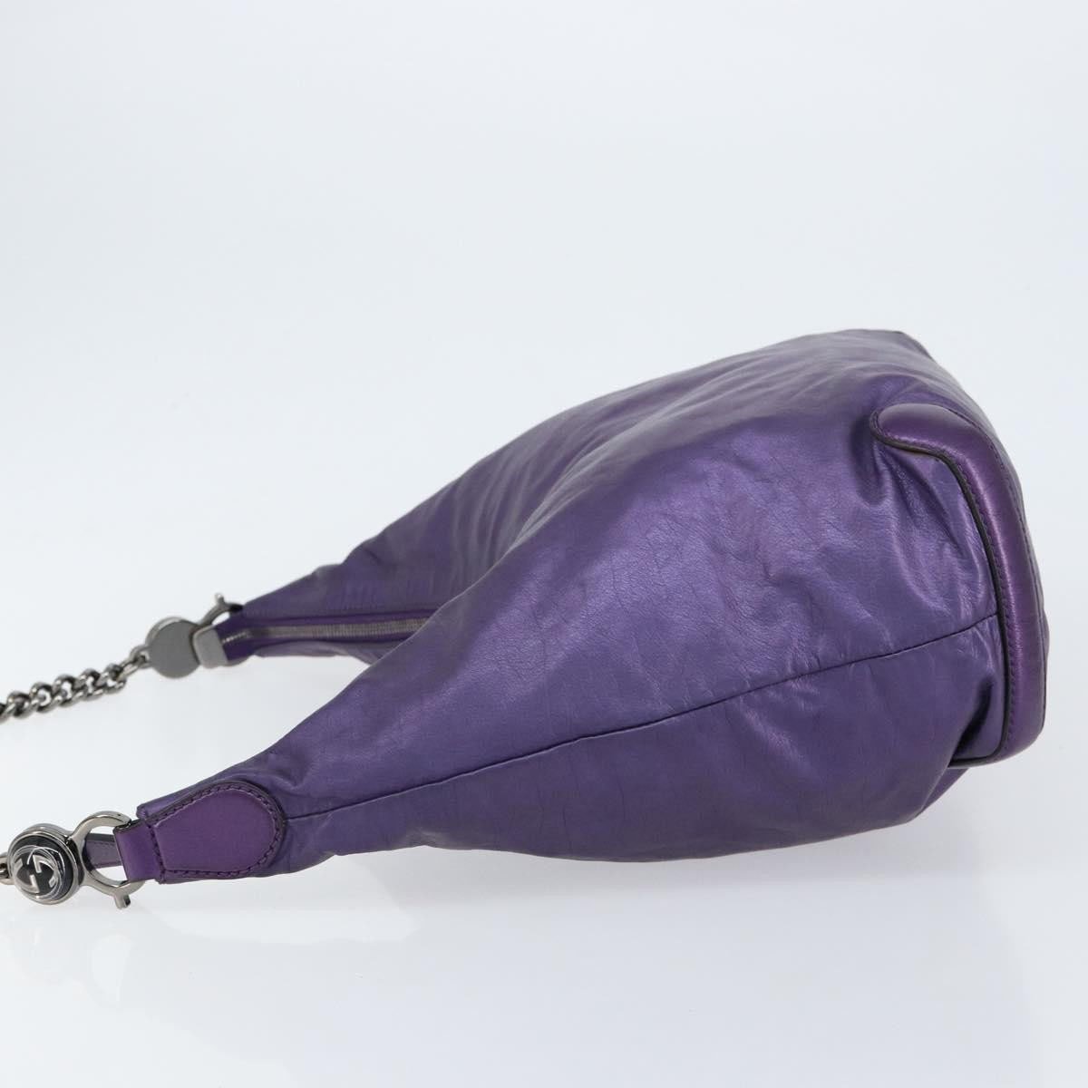 Gucci Gucci Galaxy Hobo Leather Medium Paars