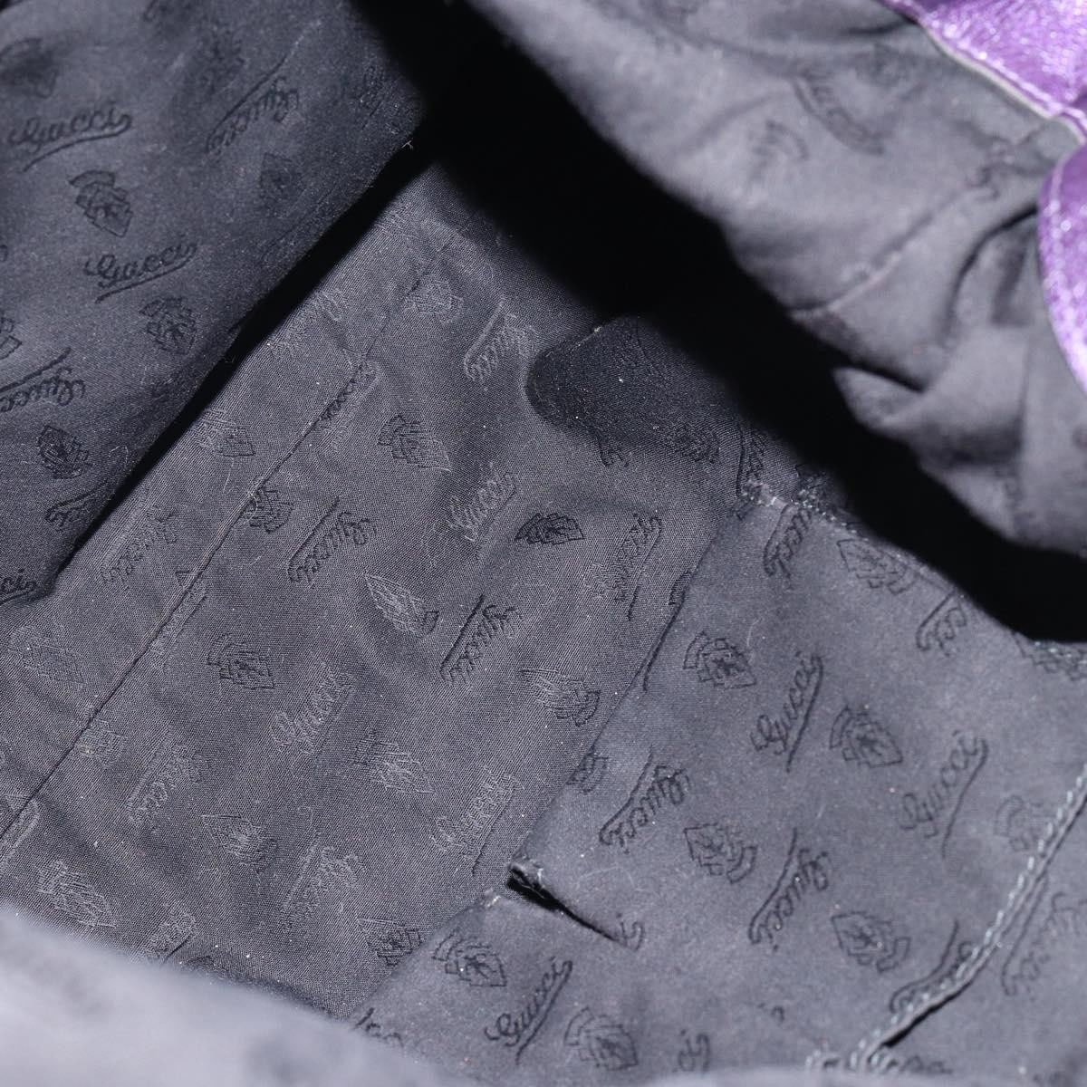 Gucci Gucci Galaxy Hobo Leather Medium Paars