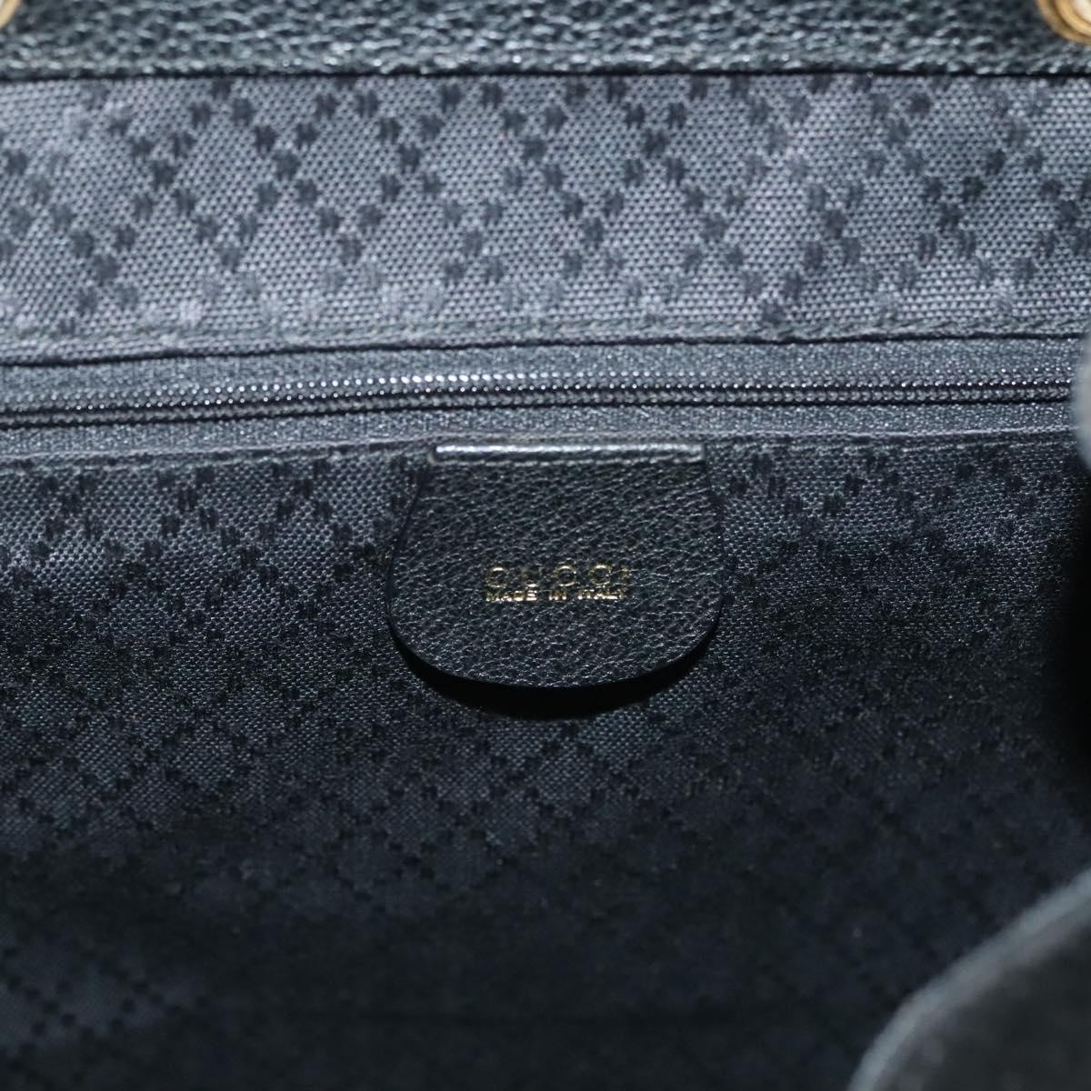 Gucci Gucci Bamboo Tassel Backpack Suede Medium Zwart