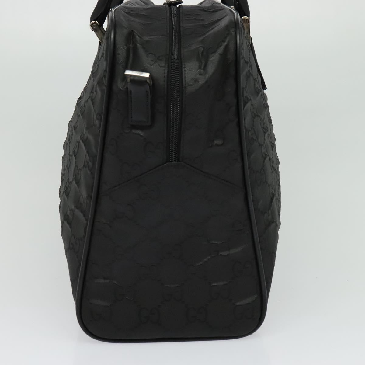 Gucci Gucci Vintage Boston Bag GG Canvas Small Zwart