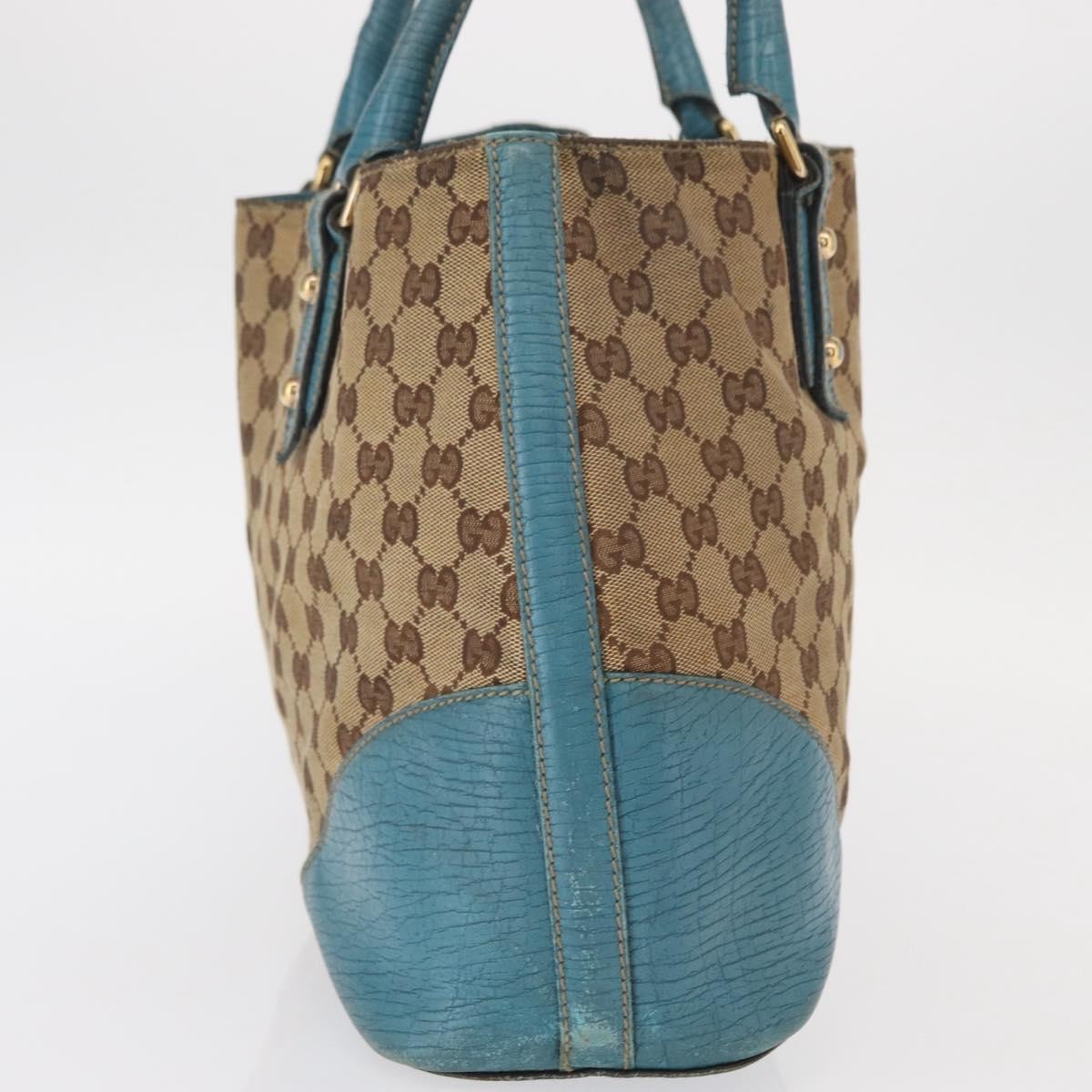 Gucci Gucci Hasler Tote GG Canvas Medium Beige