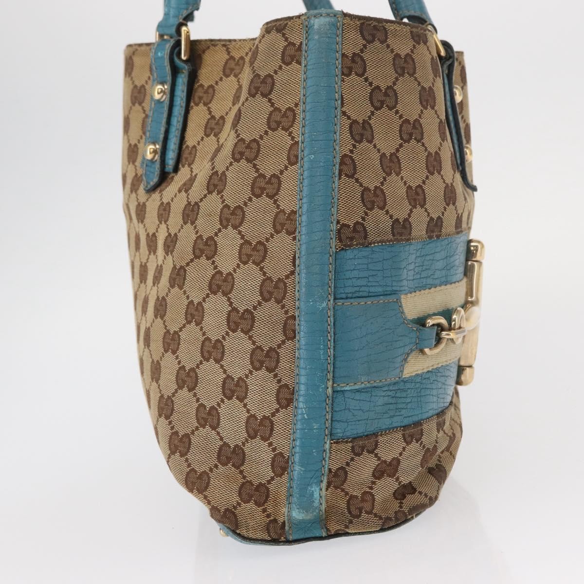 Gucci Gucci Hasler Tote GG Canvas Medium Beige