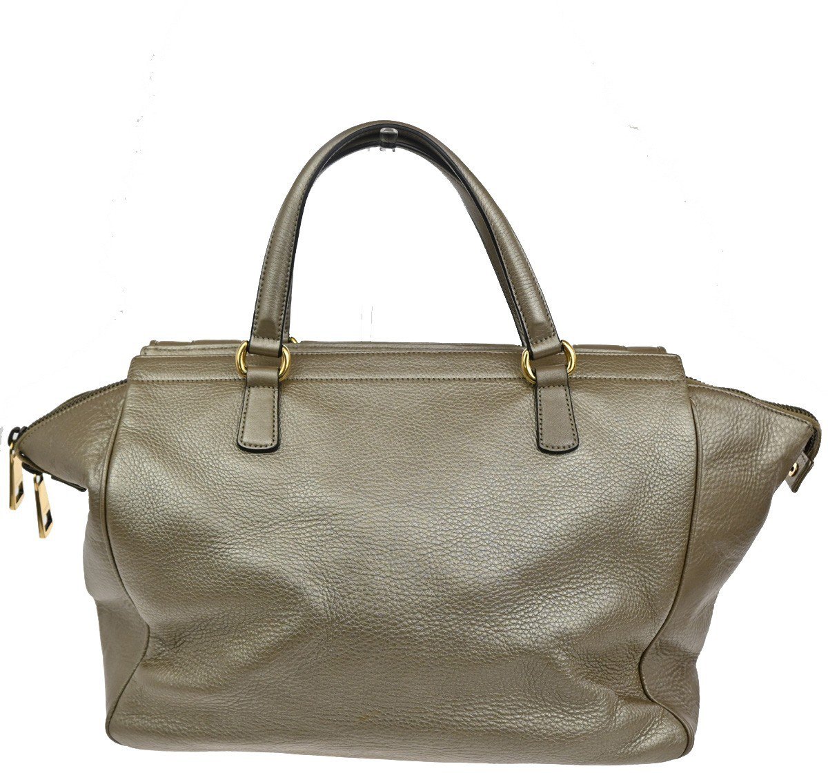 Gucci Gucci 1973 Top Handle Bag Leather Medium Goud