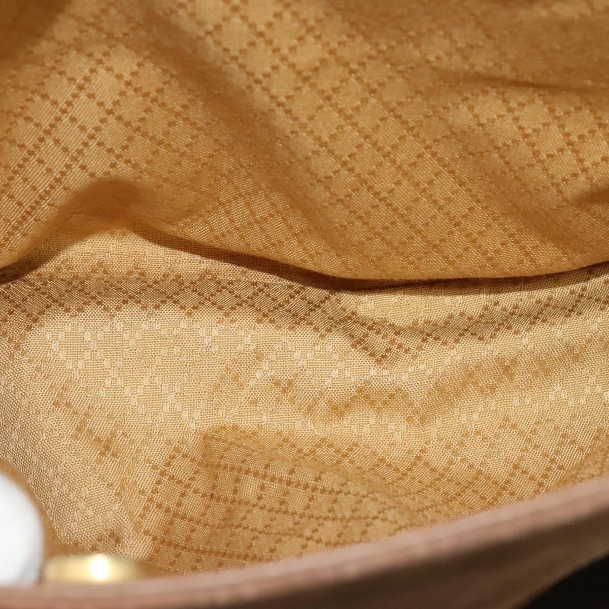 Gucci Gucci Bamboo Handle Tote Suede Bruin