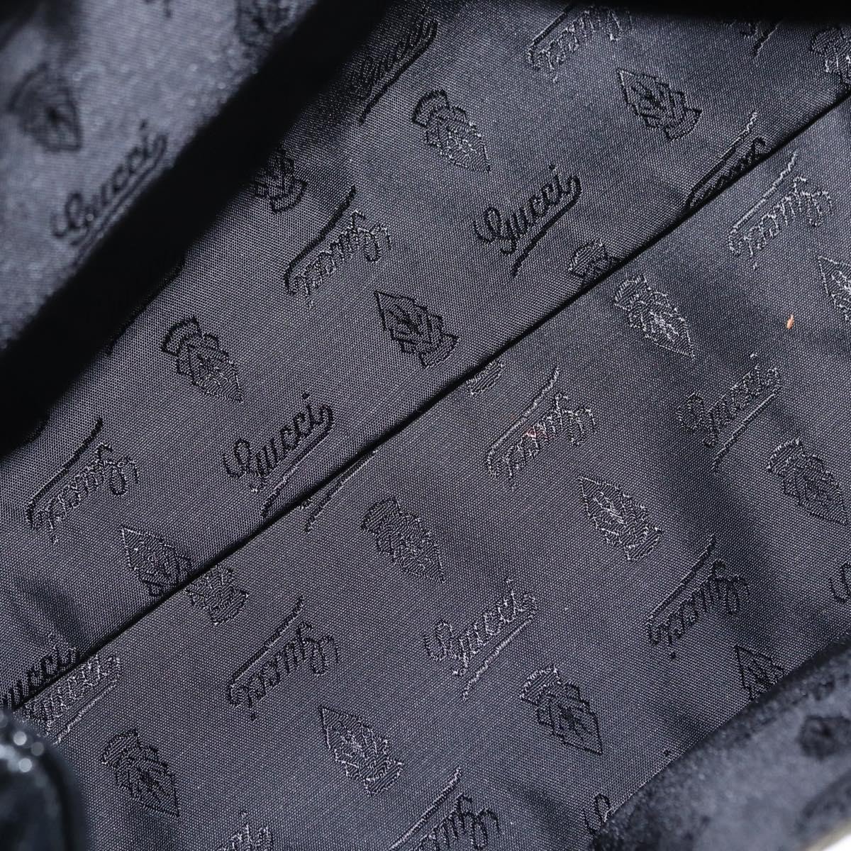 Gucci Gucci Hysteria Convertible Top Handle Bag Patent Small Zwart