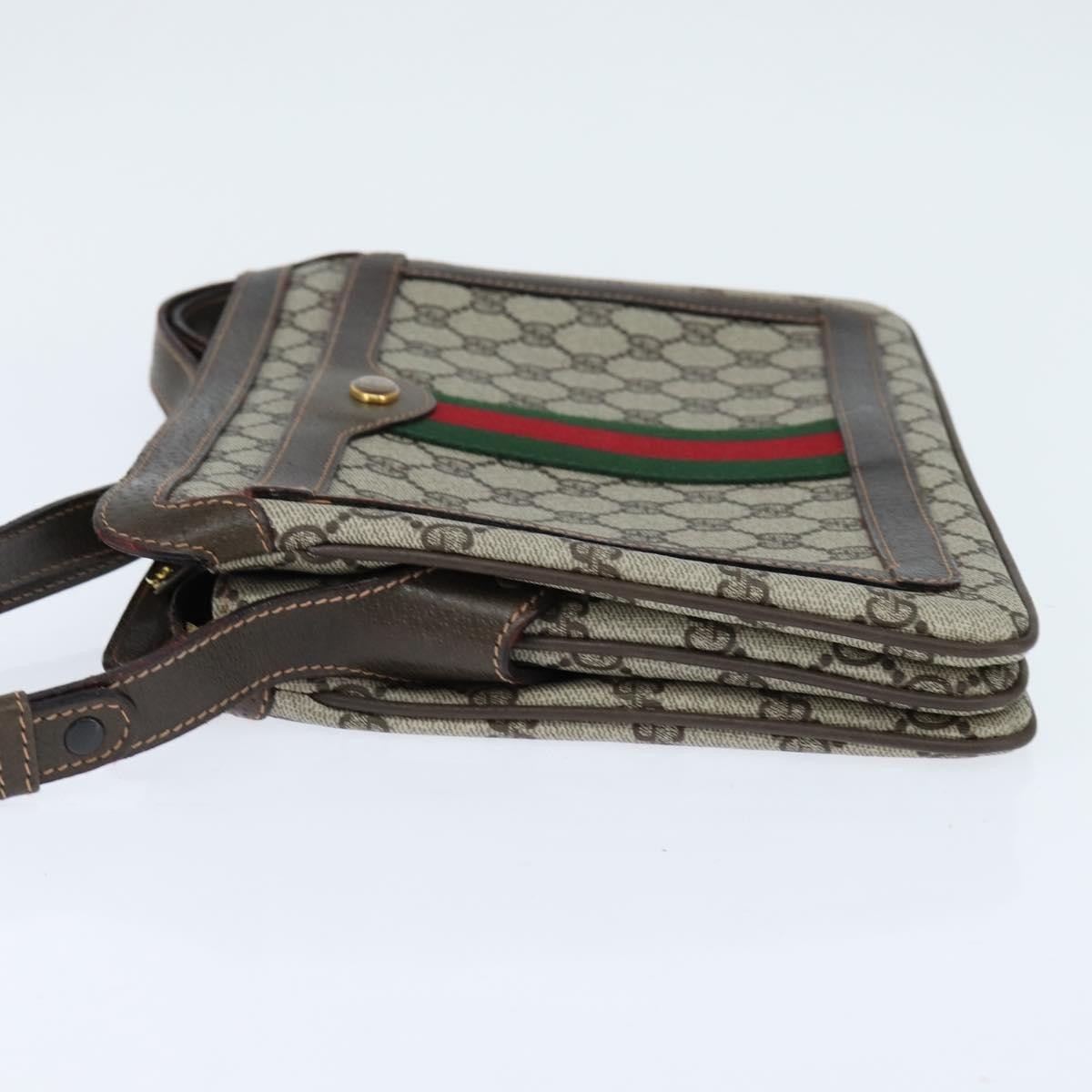Gucci Ophidia Zip Shoulder Bag GG Coated Canvas Medium Beige