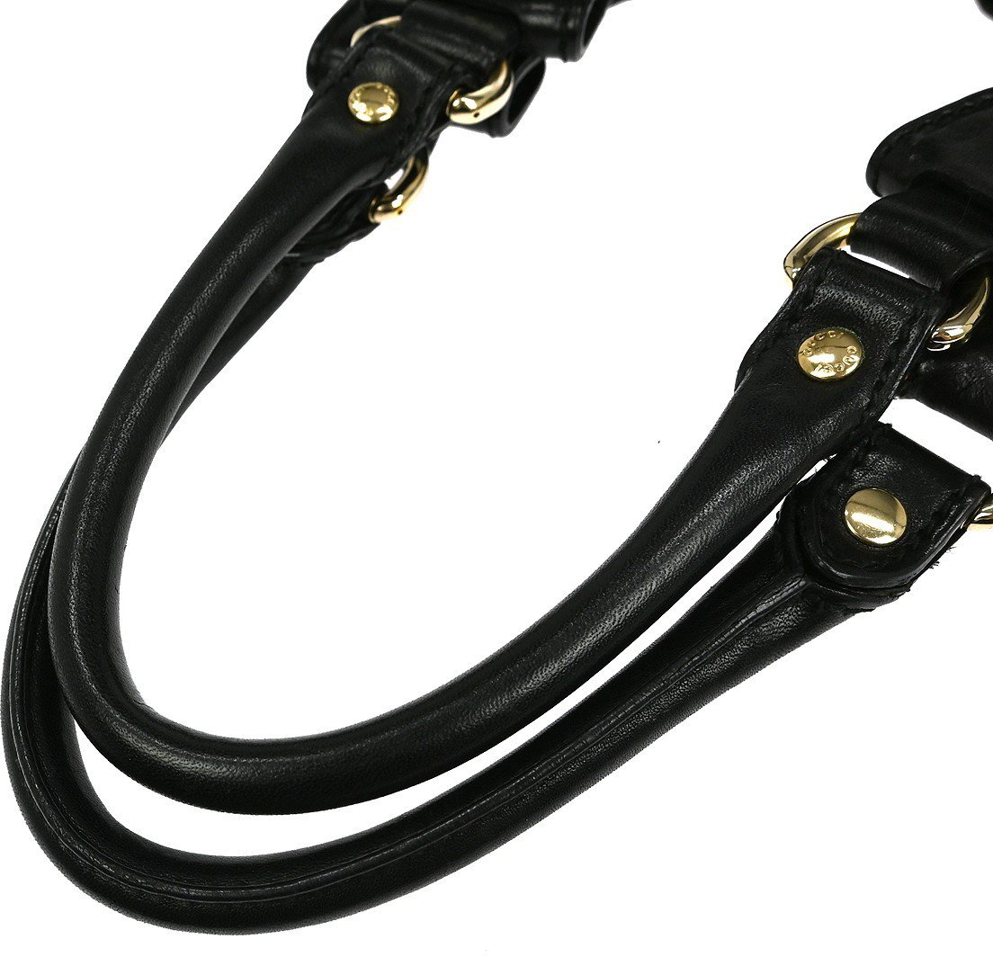 Gucci Gucci Pelham Tote Studded GG Canvas Medium Zwart