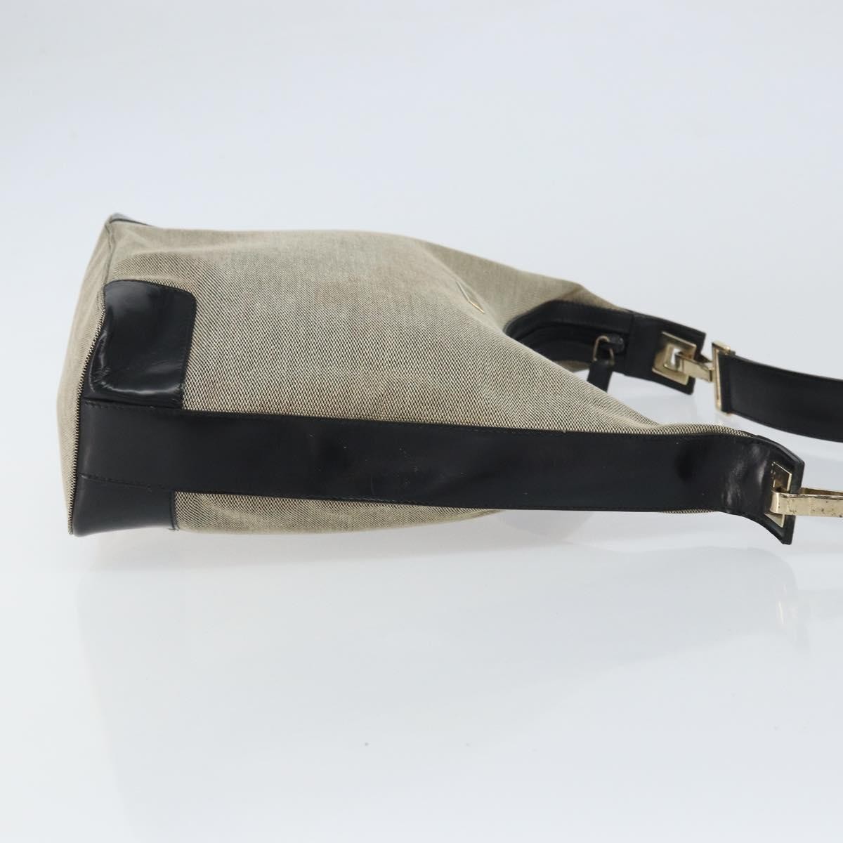 Gucci Gucci Vintage Hobo Canvas Grijs