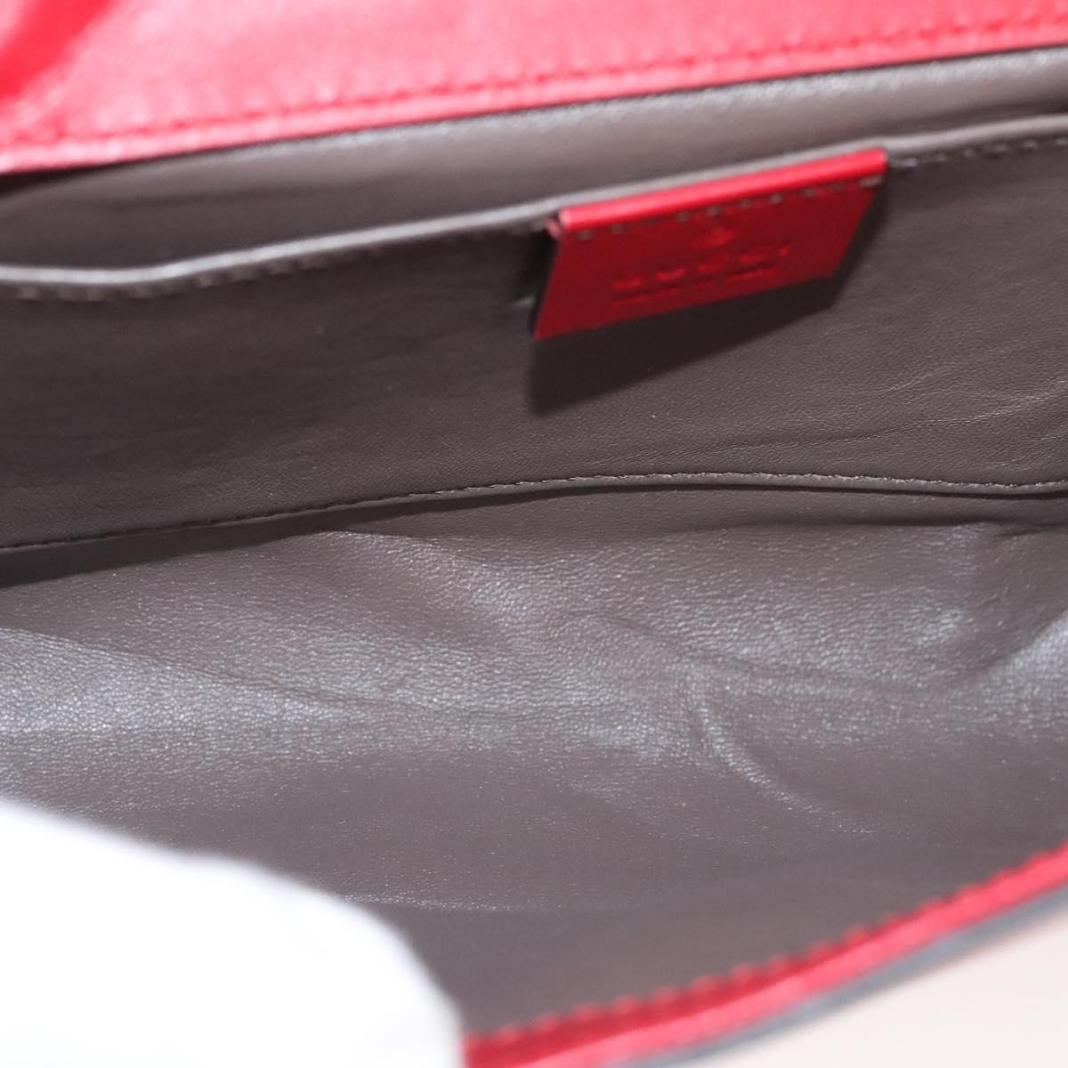 Gucci Gucci Zumi Shoulder Bag Leather Small Rood