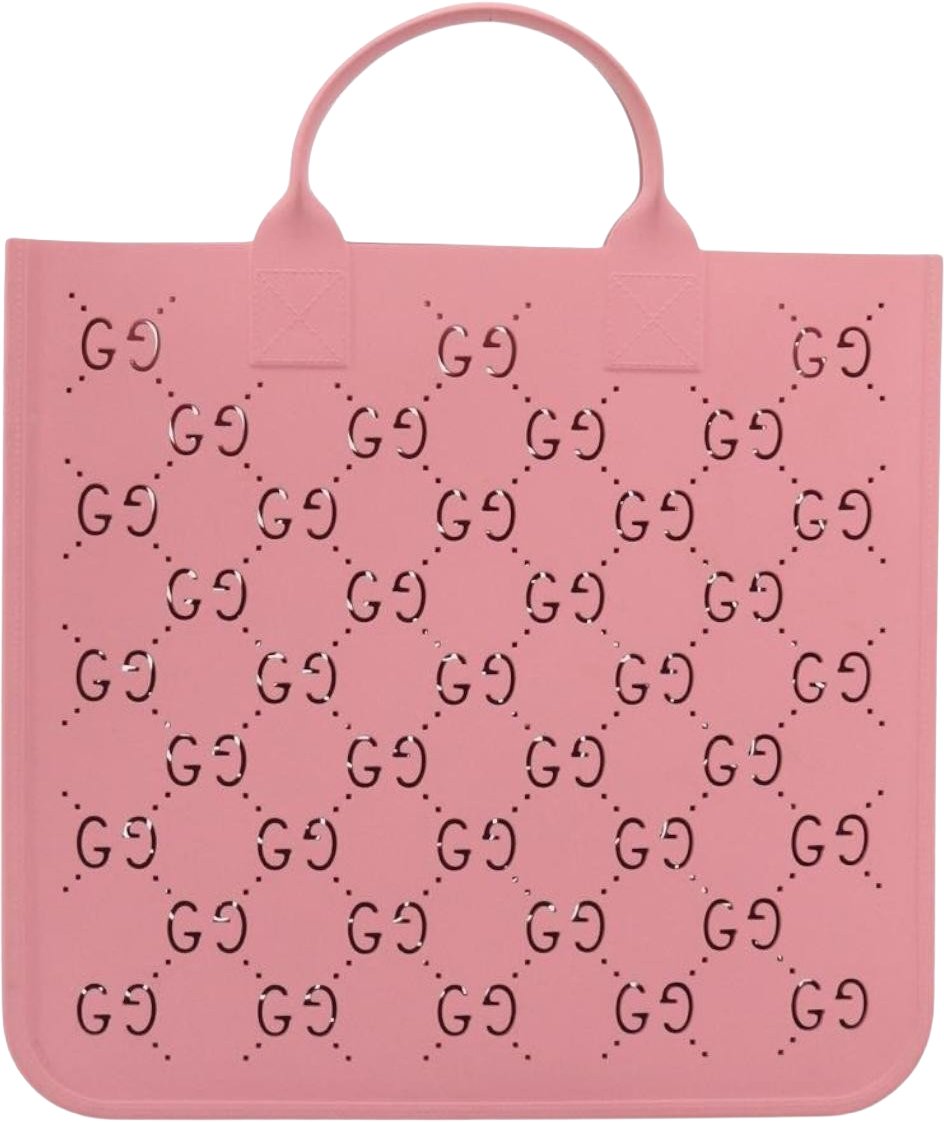 Gucci Children's Tote Printed GG Coated Canvas Small Roze