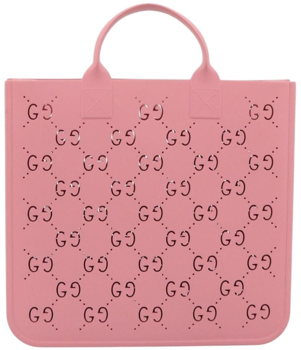 Gucci Children's Tote Printed GG Coated Canvas Small Roze