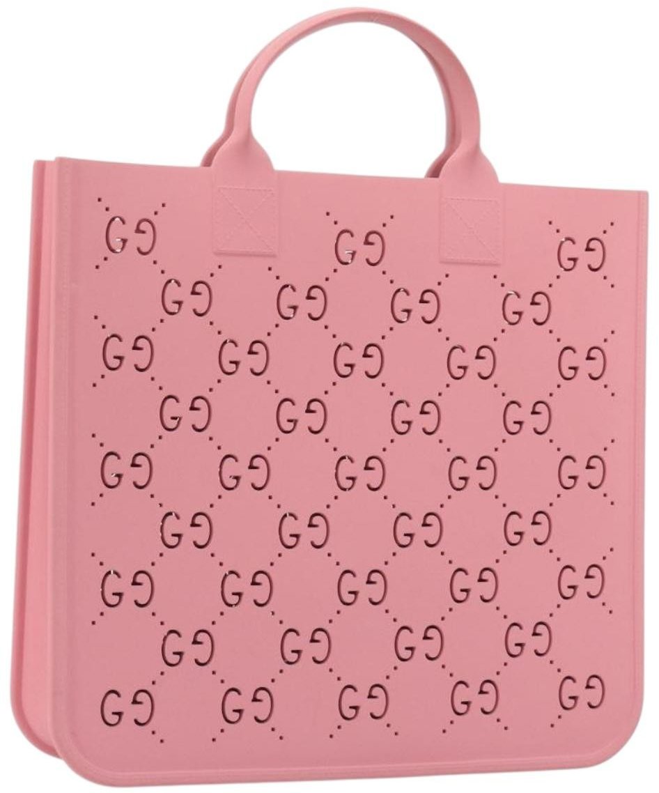 Gucci Children's Tote Printed GG Coated Canvas Small Roze