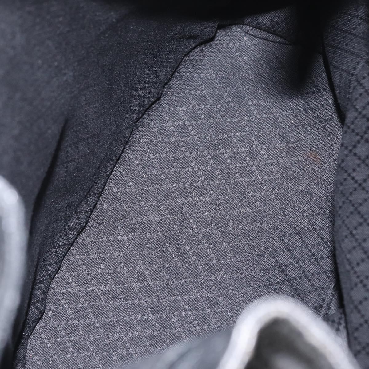 Gucci Gucci Vintage Bamboo Drawstring Backpack Suede and Leather Zwart