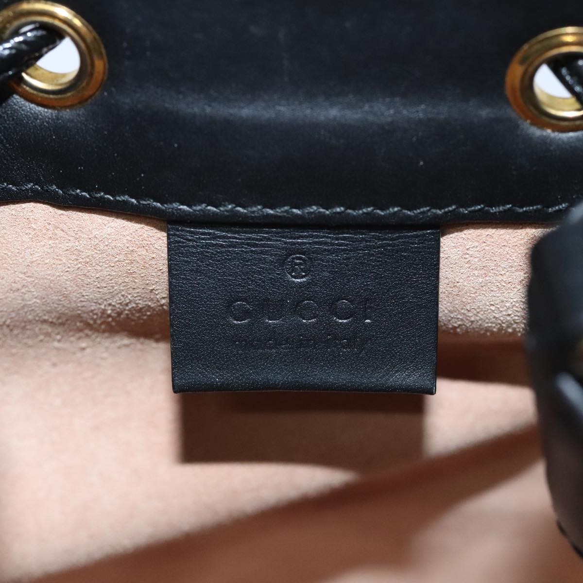 Gucci Gucci Ophidia Bucket Bag Suede Mini Rood