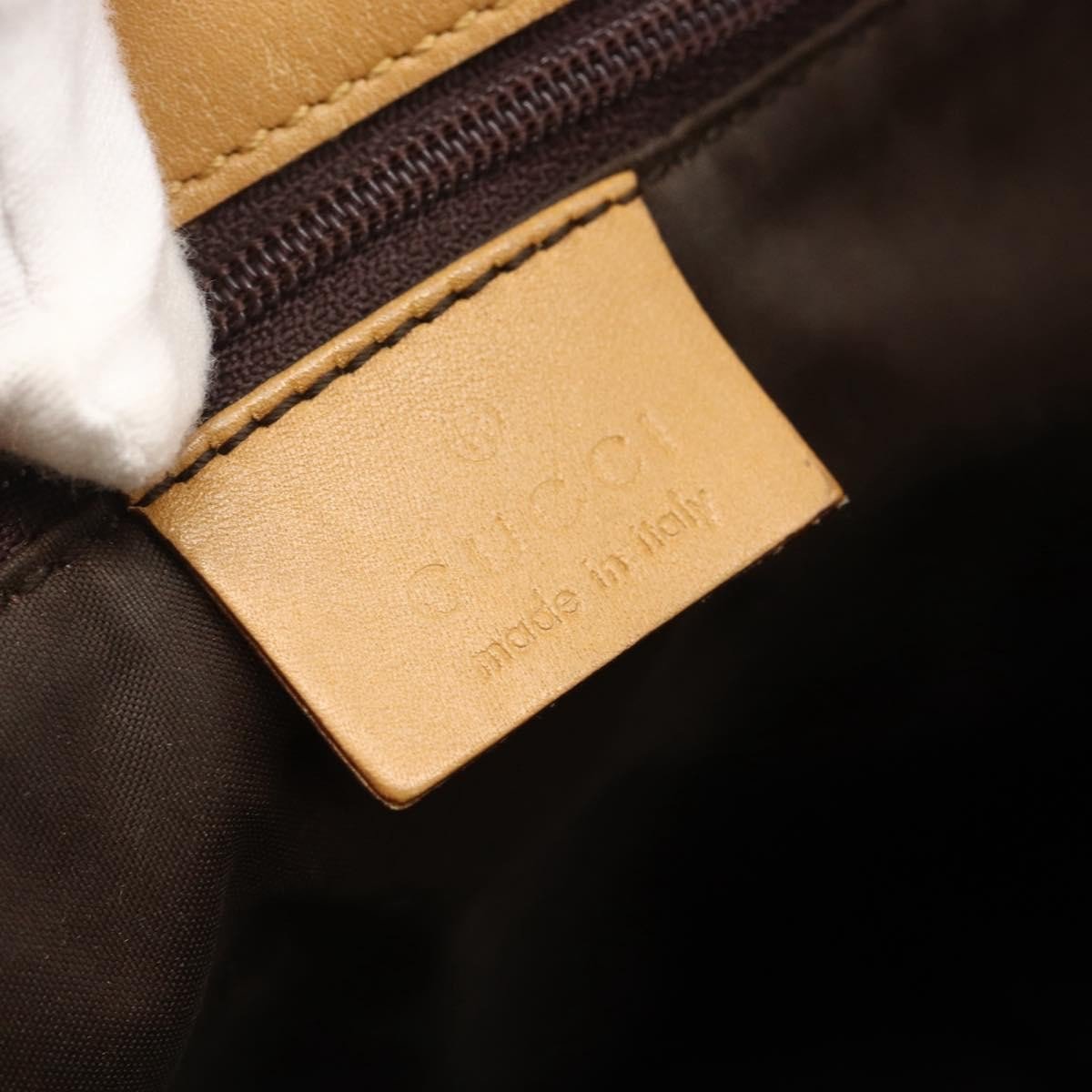 Gucci Vintage Bucket Shopping Tote GG Canvas Medium Beige