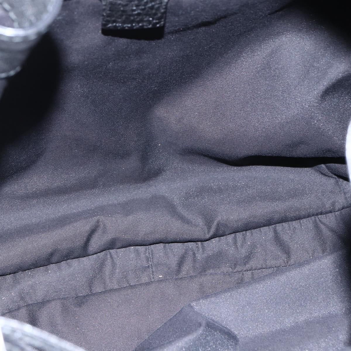 Gucci Gucci Interlocking Icon Drawstring Hobo Leather Medium Zwart