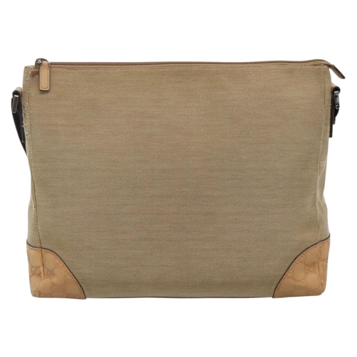 Gucci Gucci Original Messenger GG Canvas Medium Beige