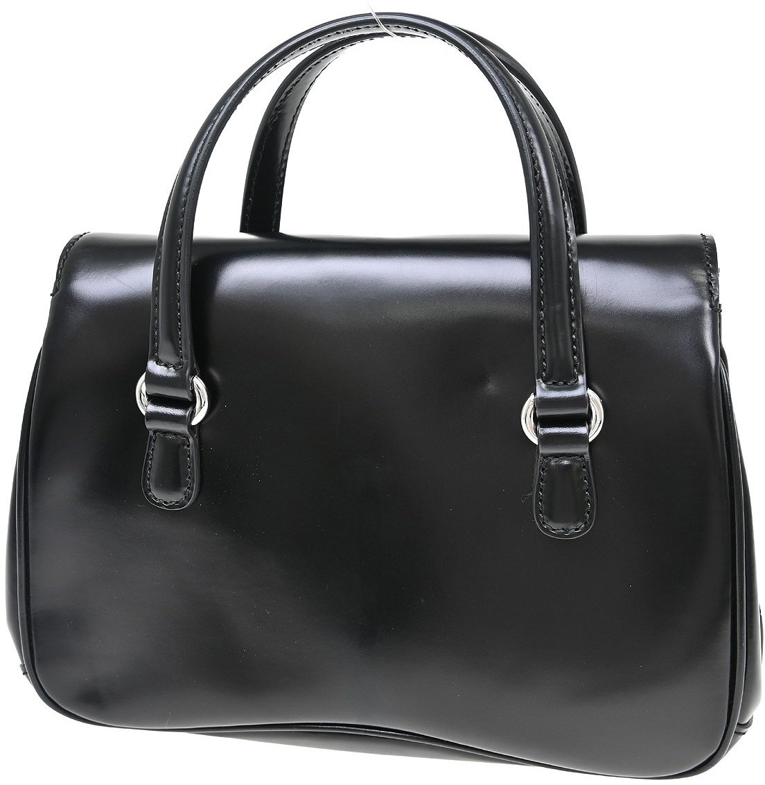 Gucci Lady Lock Satchel Leather Small Zwart