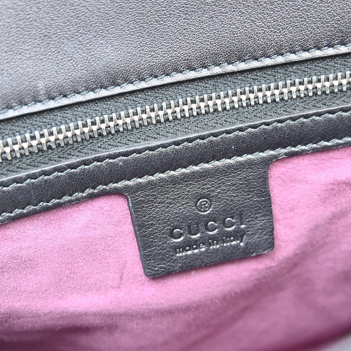 Gucci Lady Lock Satchel Leather Small Zwart