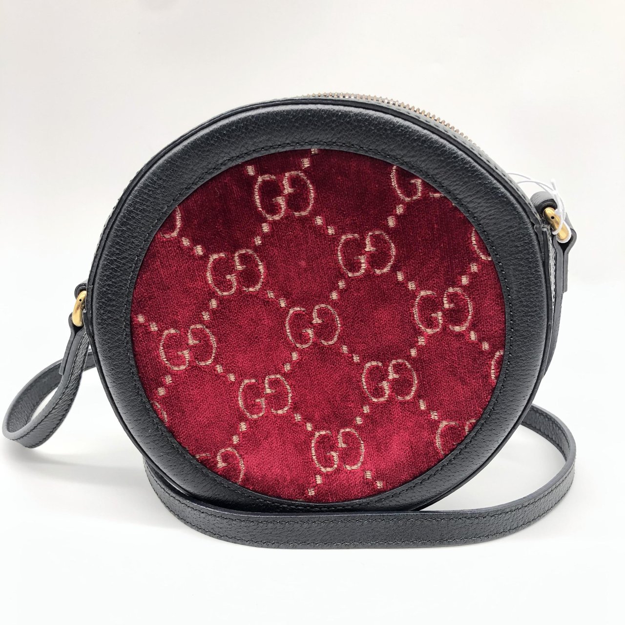 Gucci GG Marmont Round Velvet and Leather Divers