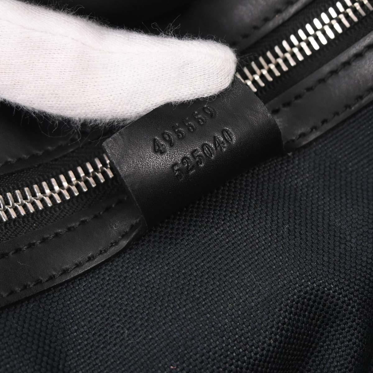 Gucci Gucci Convertible Soft Open Tote GG Coated Canvas Tall Zwart