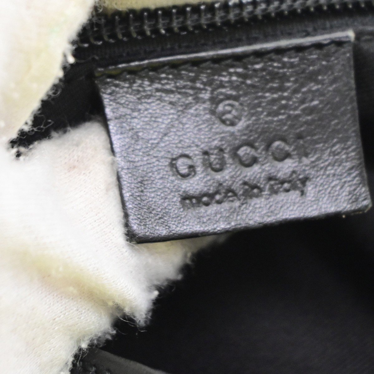 Gucci Flap Messenger Bag (Outlet) Guccissima Leather Zwart