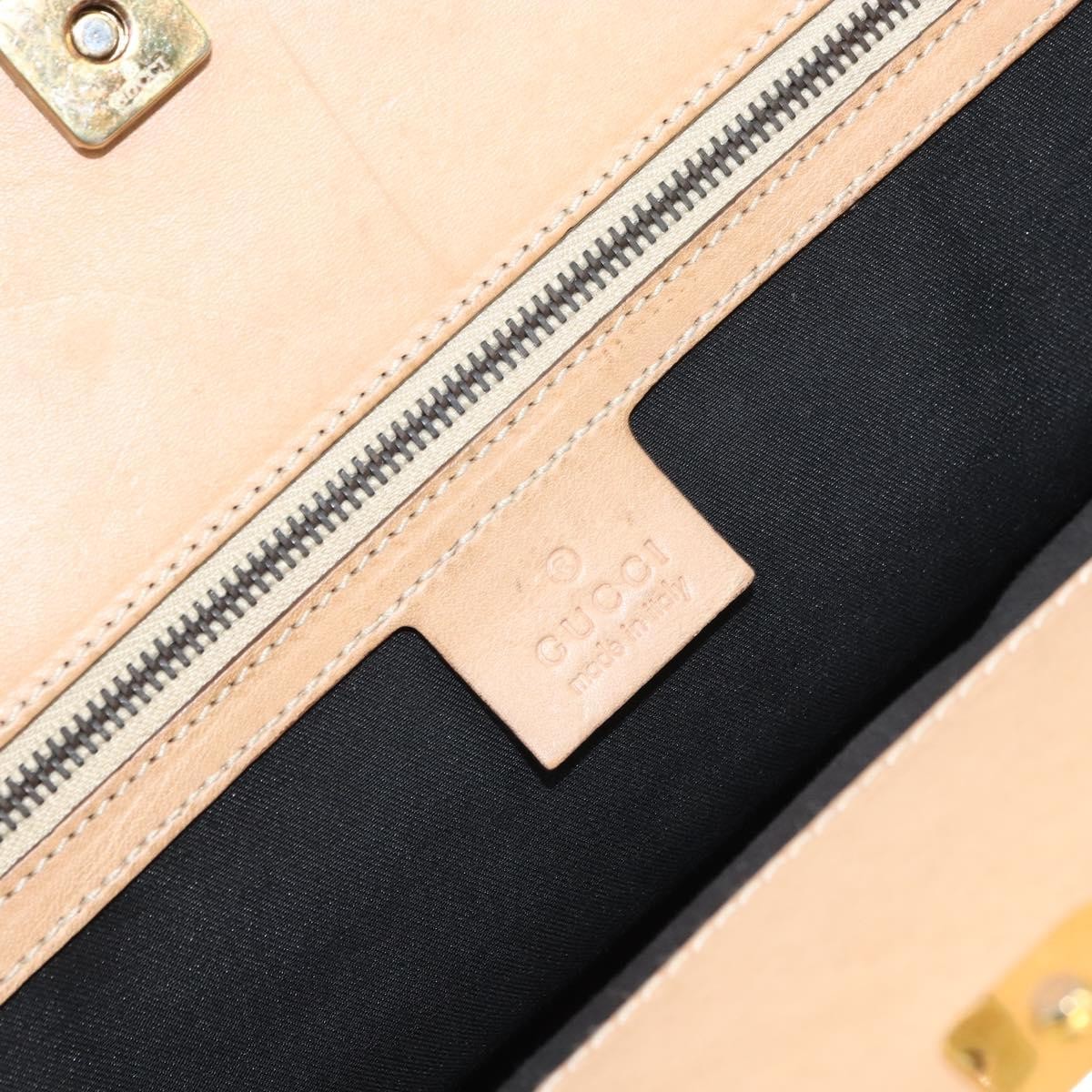 Gucci Gucci Horsebit Bracket Tote GG Canvas Medium Zwart