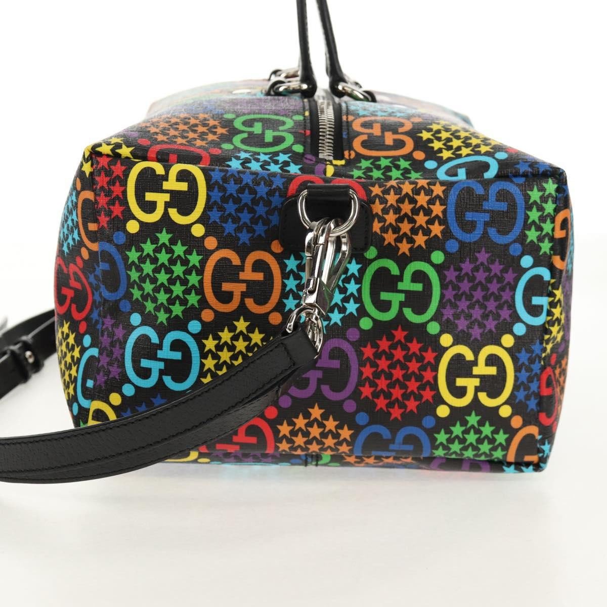 Gucci Gucci Convertible Duffle Backpack Psychedelic Print GG Coated Canvas Medium Divers