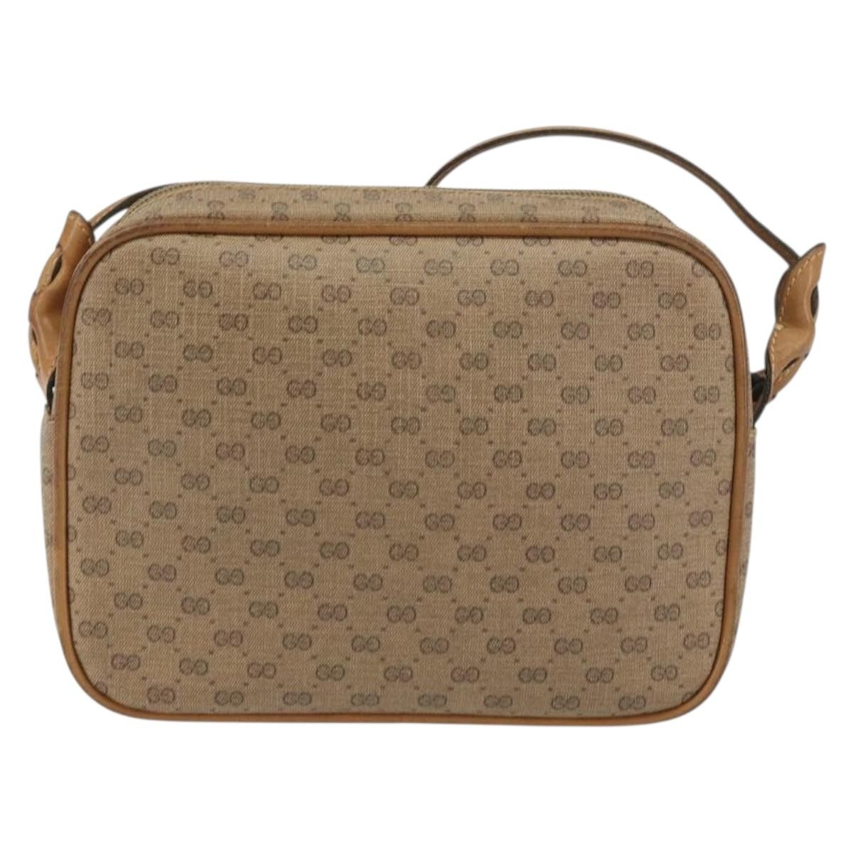 Gucci Gucci Micro GG supreme shoulder bag GG canvas Beige