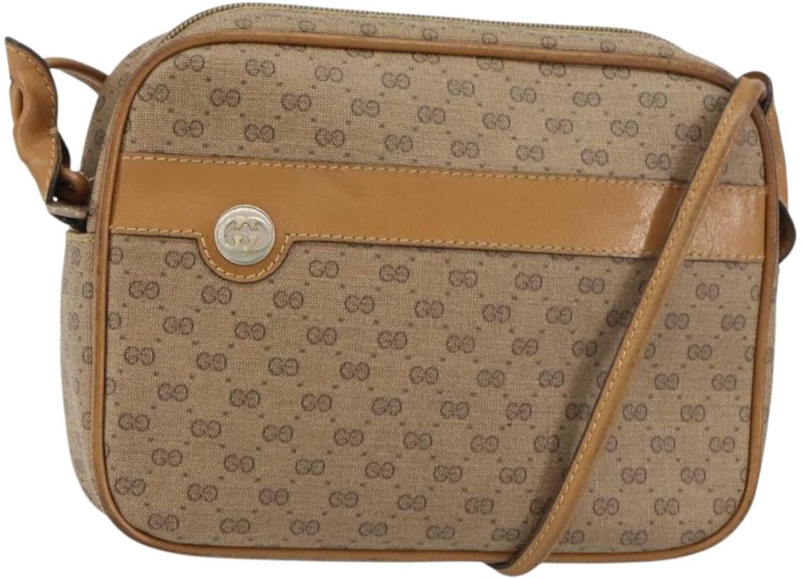 Gucci Gucci Micro GG supreme shoulder bag GG canvas Beige