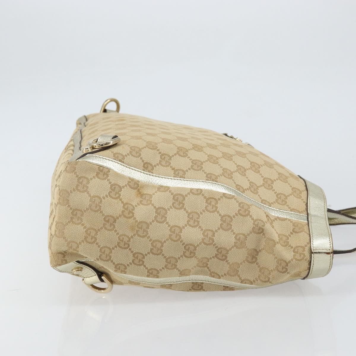 Gucci Gucci Abbey D-Ring Tote (Outlet) GG Coated Canvas Large Beige