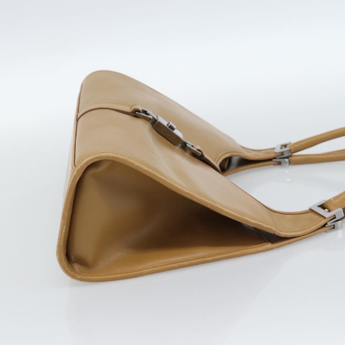 Gucci Piston Jackie O Hobo Leather Beige