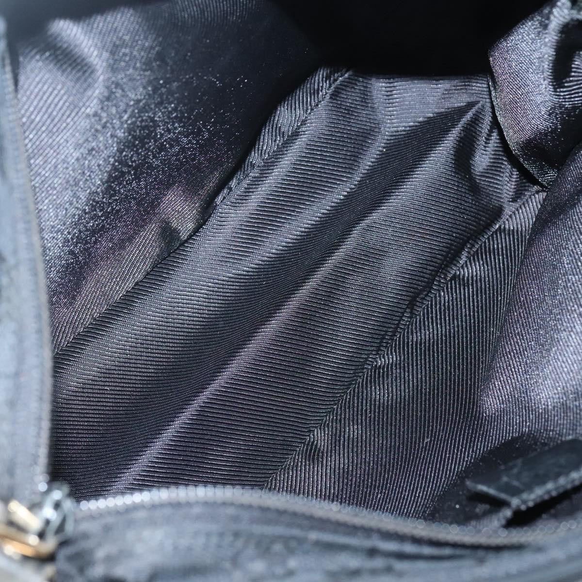 Gucci Gucci Flap Messenger Bag GG Coated Canvas Small Zwart