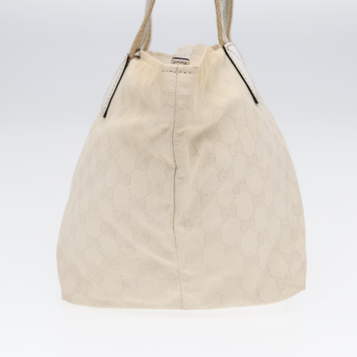 Gucci Gucci Web Zip Tote GG Canvas Small Beige