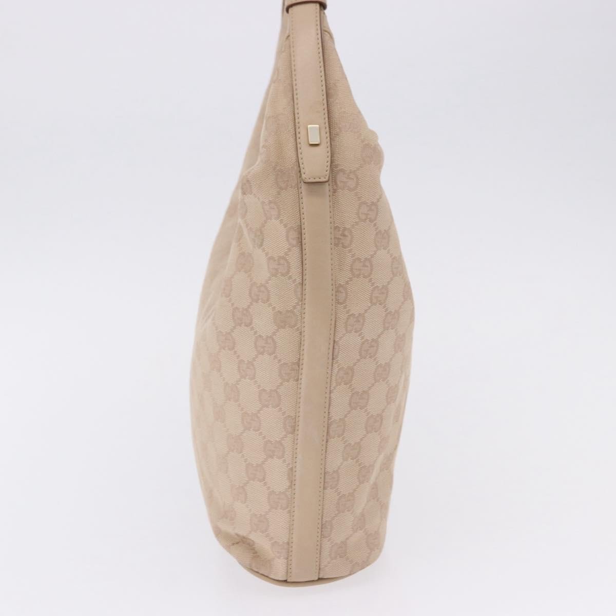 Gucci Zip Hobo Canvas Beige