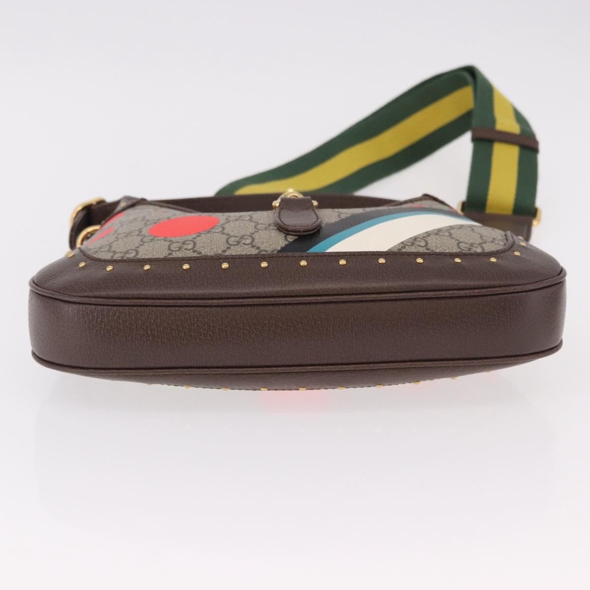 Gucci Jackie 1961 Hobo Studded Printed GG Coated Canvas Small Beige