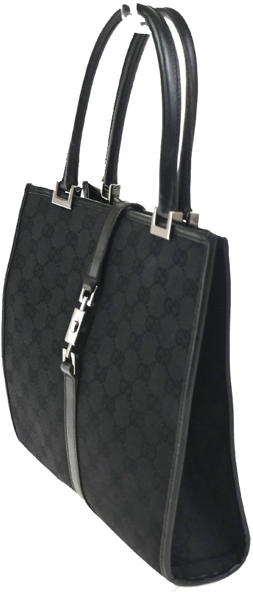 Gucci Jackie Tote GG Canvas Small Zwart