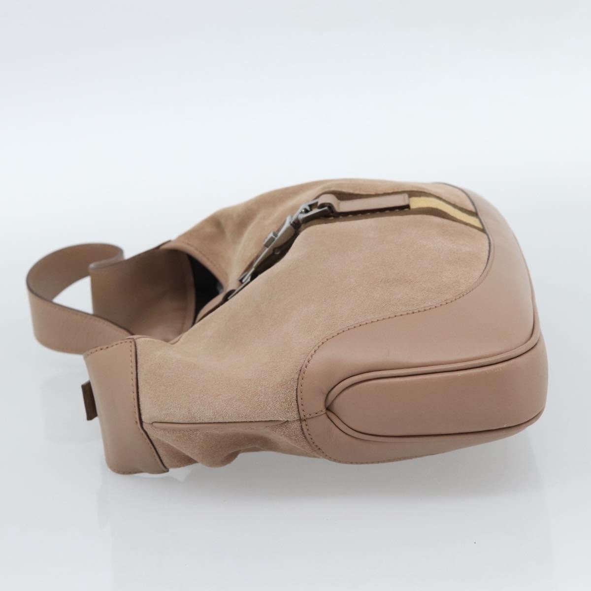 Gucci Jackie O Bag Suede Beige