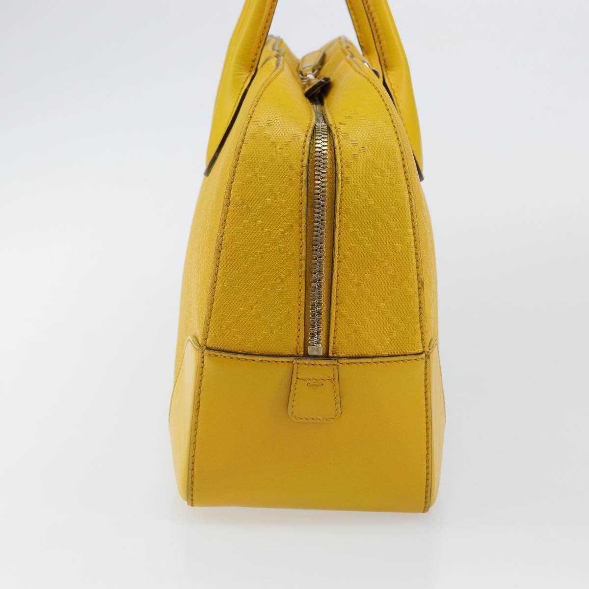 Gucci Bright Top Handle Diamante Leather Medium Geel
