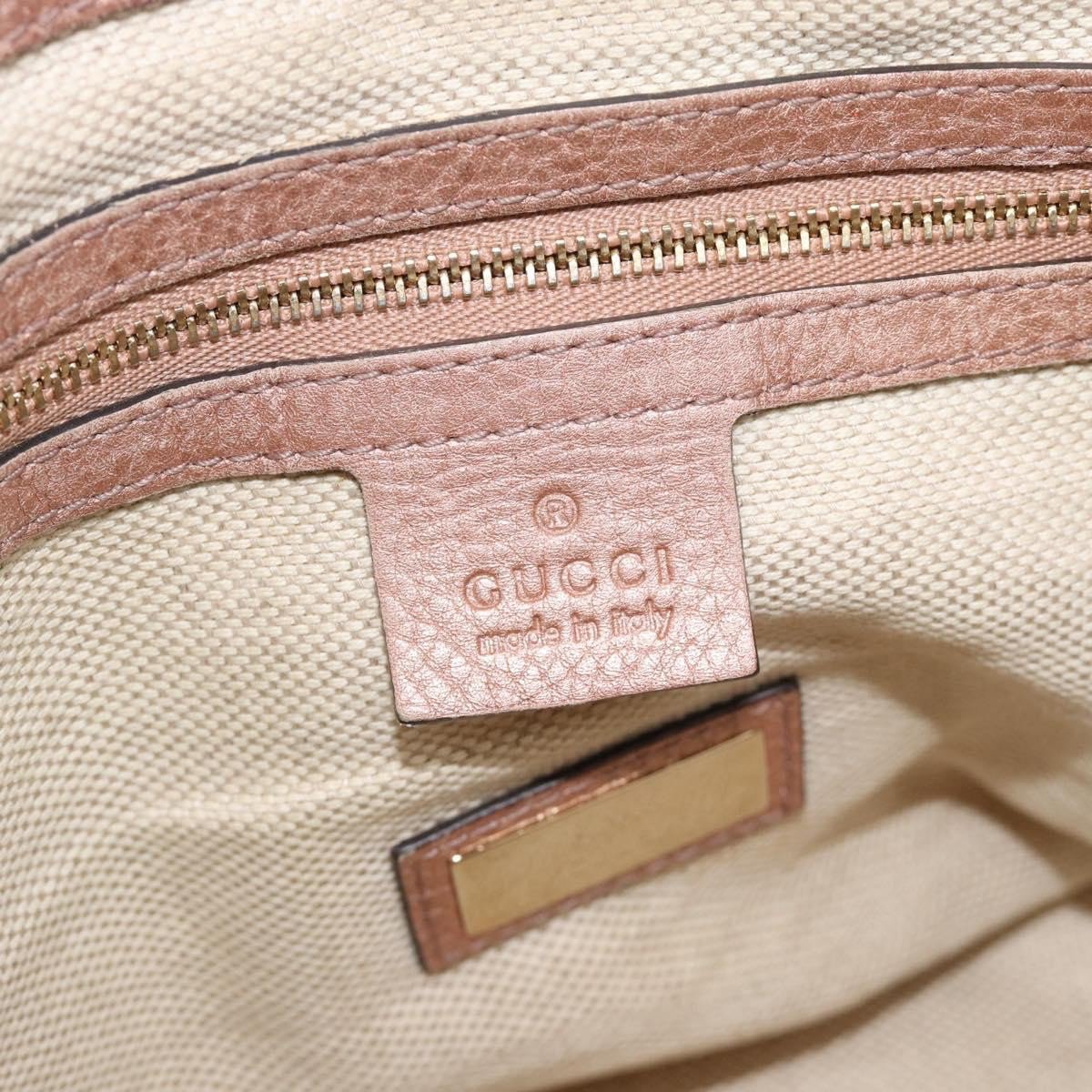 Gucci Soho Convertible Top Handle Leather Small Roze