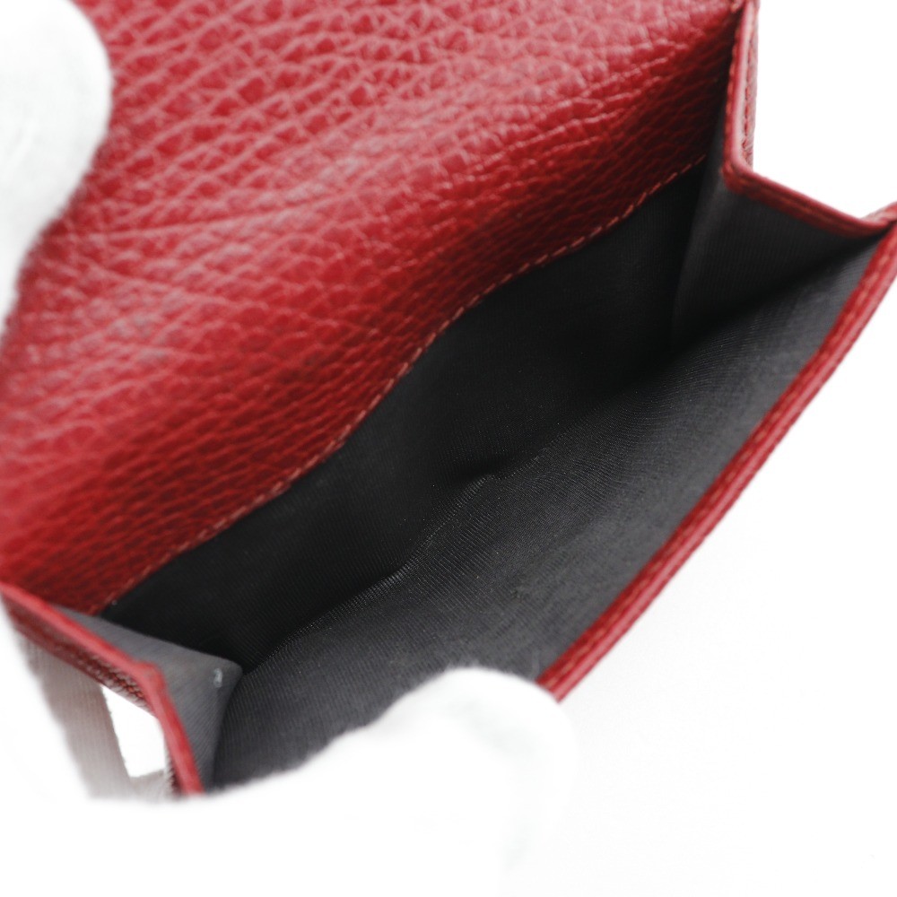 Gucci Gucci GG Marmont Bifold Wallet Leather Compact Rood