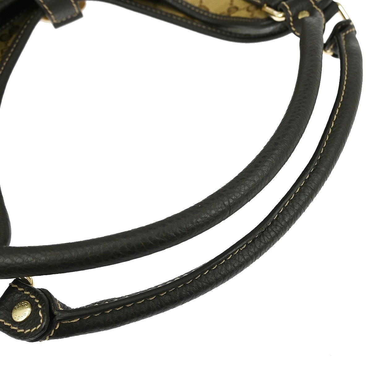 Gucci Gucci Joy Shoulder Bag GG Coated Canvas Large Bruin