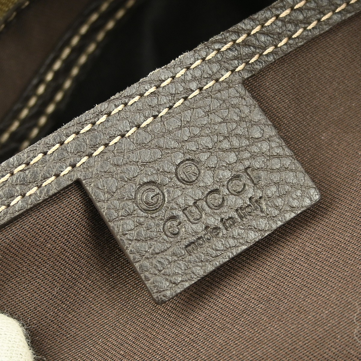 Gucci Gucci Joy Shoulder Bag GG Coated Canvas Large Bruin