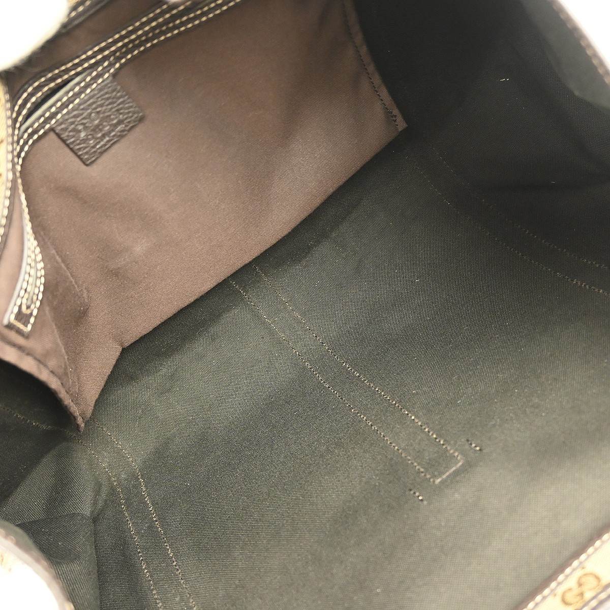 Gucci Gucci Joy Shoulder Bag GG Coated Canvas Large Bruin