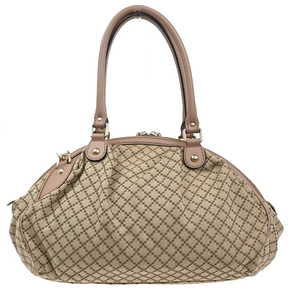 Gucci Gucci Sukey Boston Bag Canvas Beige