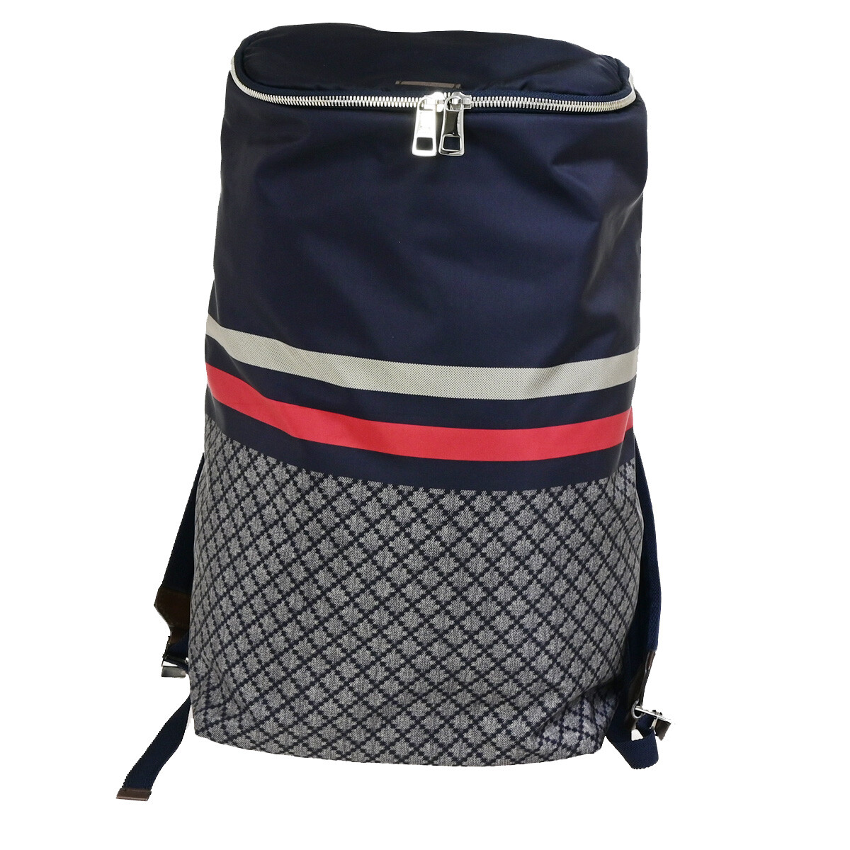 Gucci Gucci Travel Backpack GG Nylon Large Navy