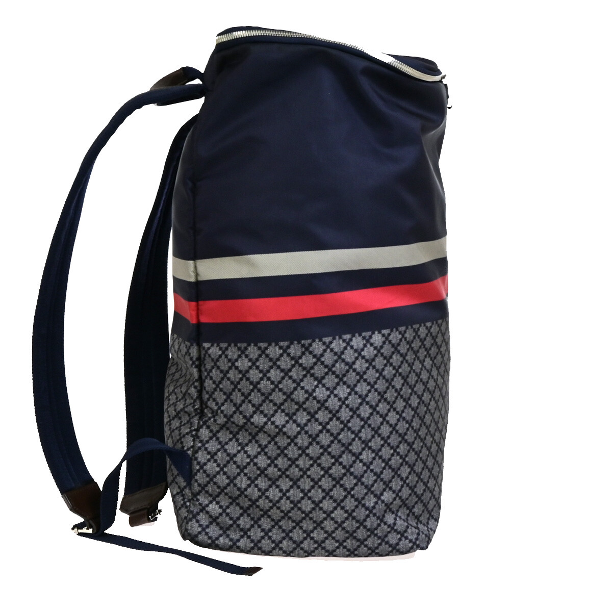 Gucci Gucci Travel Backpack GG Nylon Large Navy