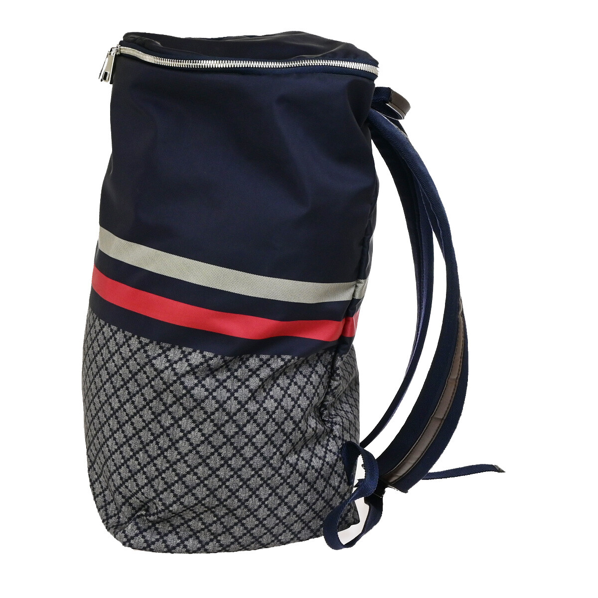 Gucci Gucci Travel Backpack GG Nylon Large Navy